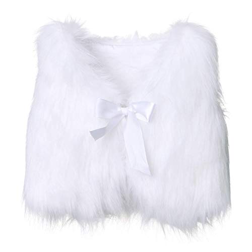 Infant Winter Faux Fur Vest Coat for Girls