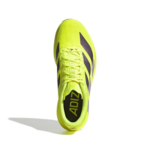 Image of Adidas Men's Adizero EVO SL Woven M Solar yellowAurora Plum /Powder Plum 10 US