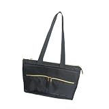 Elegabrillia Laptoptasche für Damen mit Isoliertem Fach, Dokumentenhalter Und Arbeitstasche für Krankenschwestern, Schwarz