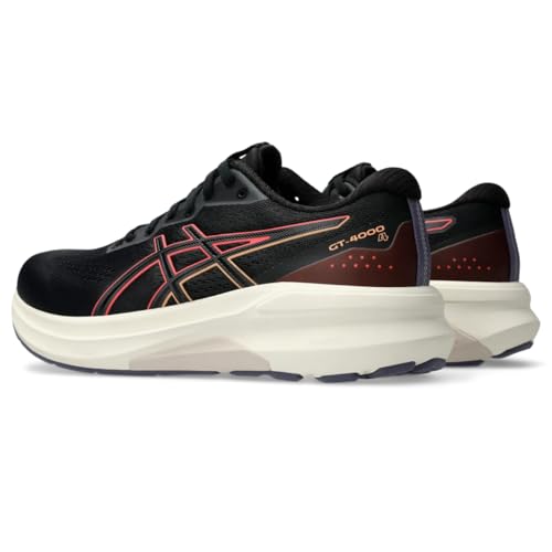 ASICS ASICS Women's GT-4000 4 Running Shoes, 7.5, Black/Coral Reef