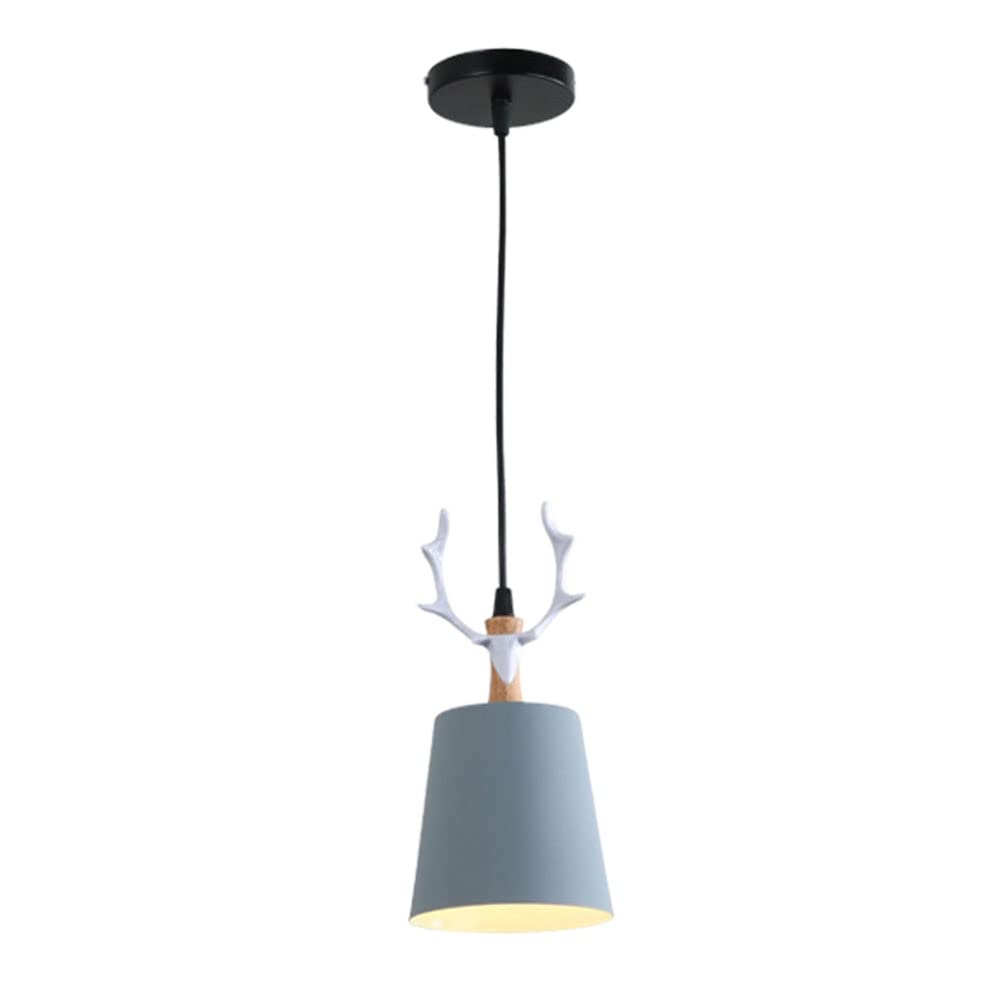 STVDEDG Bedroom Atmosphere Chandeliers Antlers Accessories Pendant Light E27 Source Single Head Hanging Lamp Porch and Aisle Decoration Lighting Fixtures for Kitchen Island,Foyer,Entryway,Hallway
