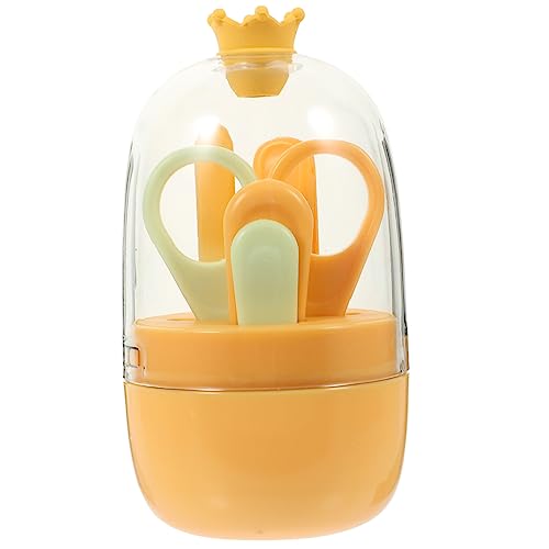 IWOWHERO Baby Nail Trimmer Set 2-in-1 Baby Nail Clippers Tweezers Non-Slip Handle for Newborns