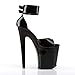 Pleaser Women's Xtreme-875 Platform Sandal,Black Patent,8 M US