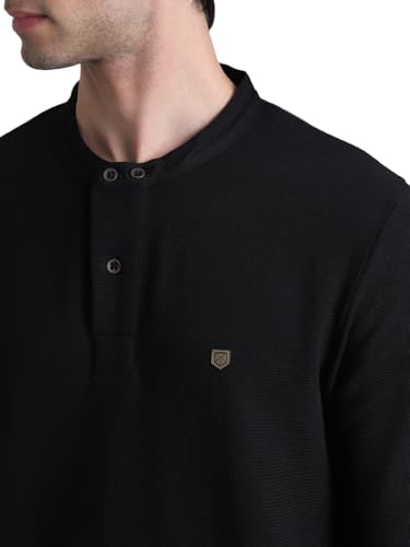 Image of Jack & Jones Men's Cotton Solid Regular Fit T-Shirt