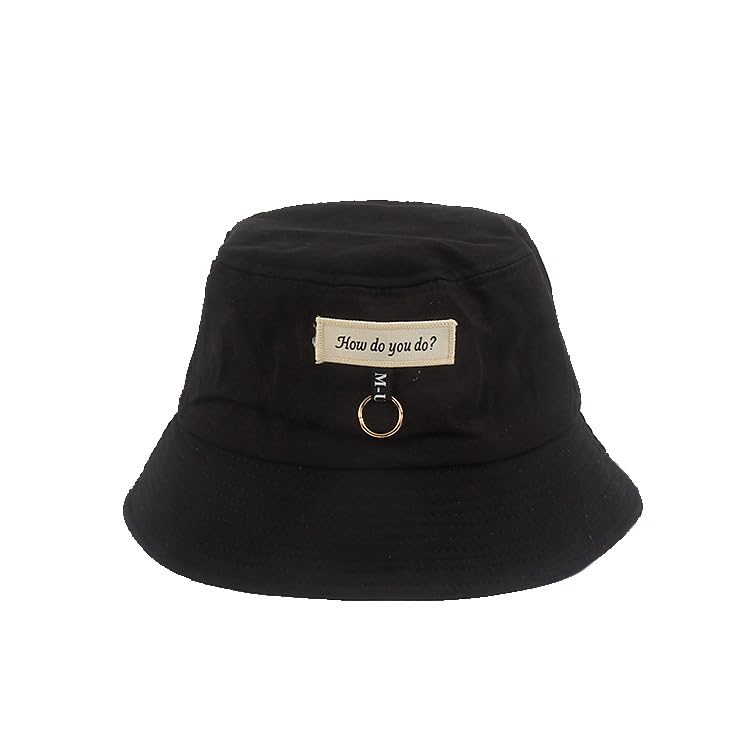 Image of Bucket Hat Unisex Simple Caps Hip Hop Gorros Men Women Cap Beach Fishing Sunhat