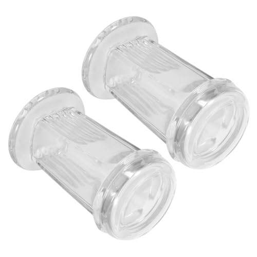 PRETYZOOM - PRETYZOOM 2pcs Coplin Staining Jar Glass Tank Microscope Slide Holder Lid for Laboratory Use and Staining Process