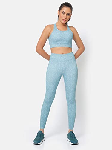 Image of CULT Cultsport Medium Impact Sports Bra | Slip on Workout Bra for Women for Gym | Criss Cross, Full Coverage, Anti Chafing | Contrast Seam Everyday Active Wear for Gym, Zumba, Yoga