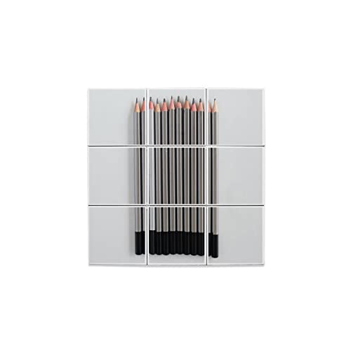 Carreaux céramique décoratif 10,8 cm et lot de crayons pour loisirs créatifs
