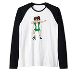 Dabbing soccer girl apparel for soccer game or when cheering for a football championship tournament. Soccer costume for a football player, footballer, goalie, soccer coach and proud Nigerian football fans. Get your Nigeria's national flag soccer art now.