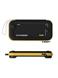 Hagibis Custodia per Nintendo Switch 2 in pelle PU da viaggio, organizer con spazio per 10 carte da gioco, guscio rigido antiurto e borsa per accessori NS (nero)