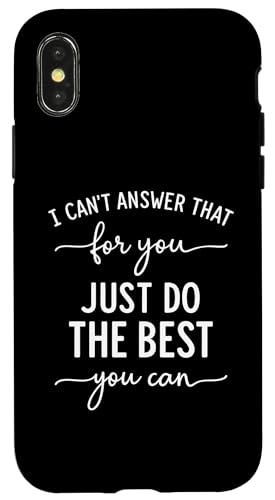 Just Do The Best You Can ���`�x�[�V���������߂���p �|�W�e�B�u�}�C���h�Z�b�g �X�}�z�P�[�X iPhone X/XS �p