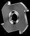 F&D Tool Company 12011-AC4161 Carbide Tipped Side Milling Cutter, Non Ferrous, 1" Arbor Hole, 4" Diameter, 1/2 " Width of Face, 4 Number of Teeth