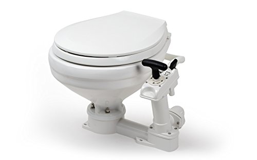 wellenshop Bootstoilette mit Handpumpe Boardtoilette Toilette Boot WC
