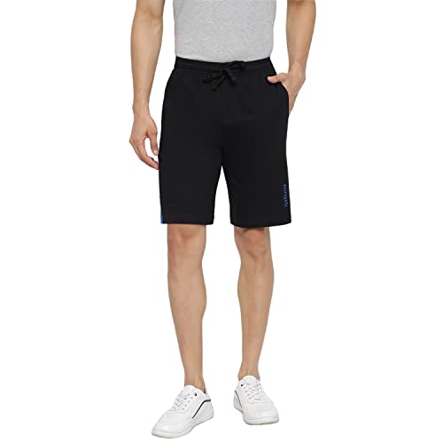 Van Heusen Athleisure Men’s Regular Fit (IHSH1AXD50006_Black_XL