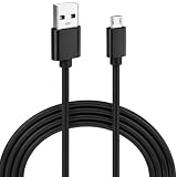 Dragon Trading Cavo di Ricarica 2M per Controller PS4 Dual Shock 4 e X box One – Cavo USB Play & Charge Veloce, Resistente e Lungo (2 Metri, Nero)