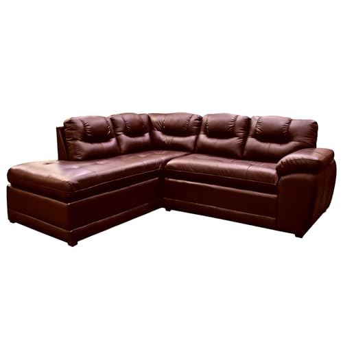 Consejos para Comprar Sala Esquinera de Piel Top 10. 43 CONFORTOPIEL | Sala Esquinera de Piel Genuina - Modelo Sevilla. Medidas aproximadas (232cm Largo x 200 cm Profundidad x 90 cm Altura) Elegancia Confort Y Calidad (Lado Izquierdo,...