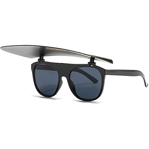 Hilbalm Sunglasses for Women Classic Retro Designer Style Vintage Frame Glasses (Black) Cover