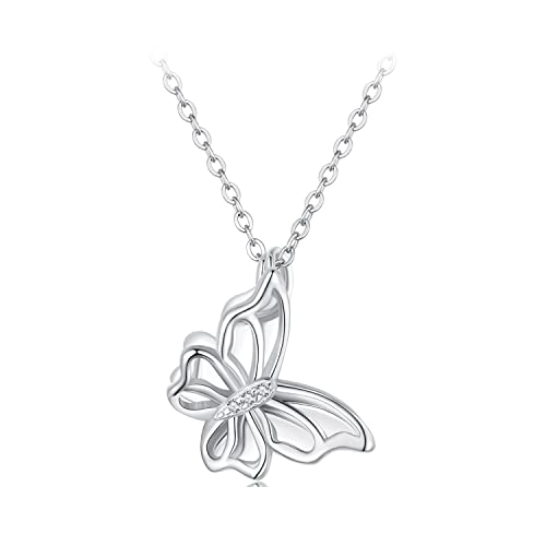 Bijoux papillon en argent 925 parure élégante pour femme avec pierre de naissance