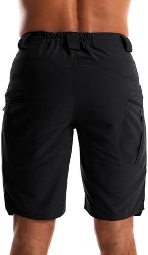 AUTIWITUA Men's Waterproof Tactical Shorts Outdoor Cargo Shorts, Lightweight Quick Dry Breathable Hiking Fishing Cargo Shorts