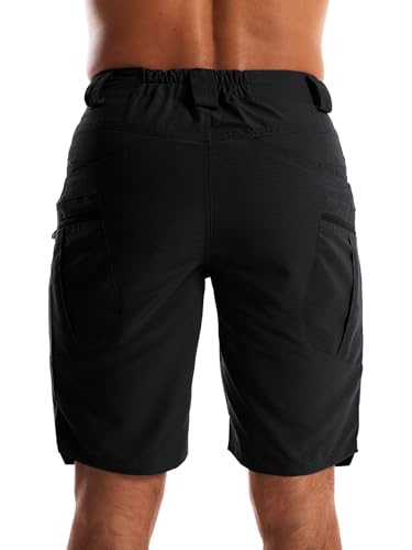 AUTIWITUA Men's Waterproof Tactical Shorts Outdoor Cargo Shorts, Lightweight Quick Dry Breathable Hiking Fishing Cargo Shorts