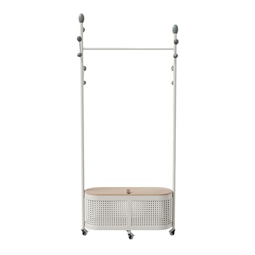 Porte-manteau sur pied pour chambre et dressing meuble de rangement mobile