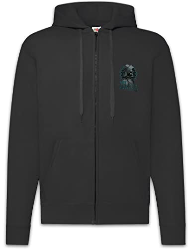 Sweat à capuche Mercy Knight zippé pour homme avec motif médiéval