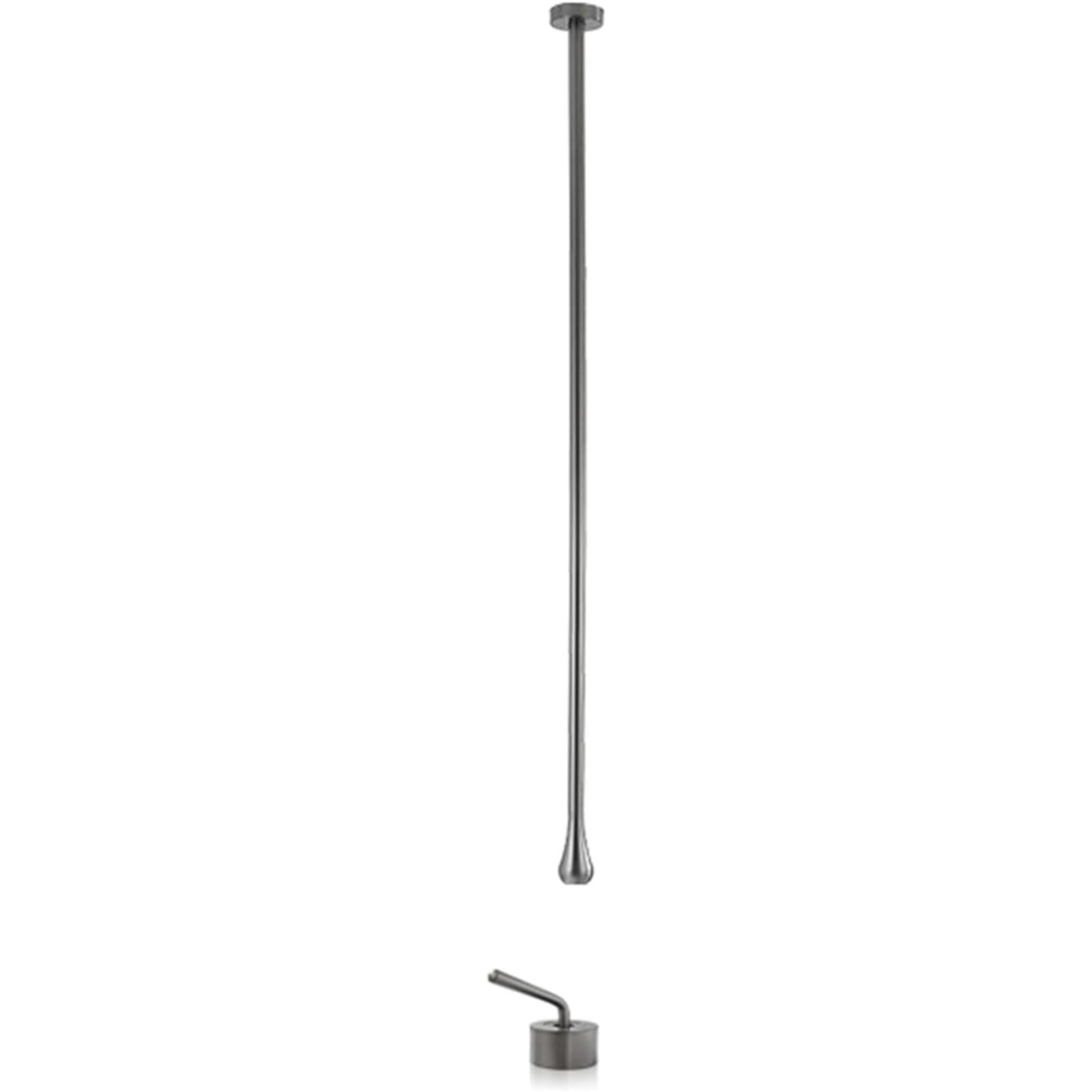 VITIWEDTY Hanging Tap Ceiling Taps Concealed Bathroom Sink Tap, Connection for Bathroom Basin (Gray)