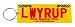Pinstant LWYRUP Lawyer Up Car License Plate Better Call Saul Goodman Breaking Bad TV Show New Mexico Land of Enchantment Keychain KeyRing Key Chain Ring