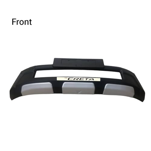 Image of Acrylonitrile Butadiene Styrene (ABS) Front & Rear Bumper Protector Guard for Hyundai Creta 2024
