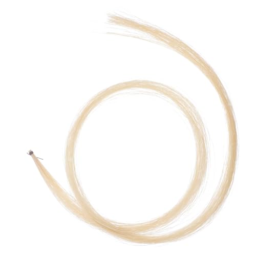 Mikinona Archet Crin Cheval Mongol pour Violon Alto Violoncelle Erhu Poils Naturels Pré-noués Pur et Expressif Adapté Débutants et Professionnels
