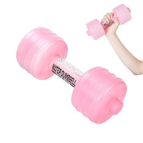 Mancuernas de fitness – Mancuernas rellenables con agua, equipo de entrenamiento de fuerza portátil para entrenamientos | Herramienta resistente a desgarros de ABS, 26 x 10 cm |