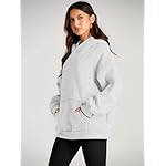 EFAN Women's Oversized Fleece Hoodie, Cozy Plush Pullover Sweatshirt with Pocket - Image 3
