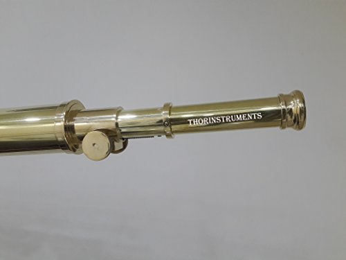 Thor Brass Harbormaster Nautical Telescope Griffith Astro Standing Floor Stand Brown Tripod Rustic Vintage Home Decor Gifts #TOP3
