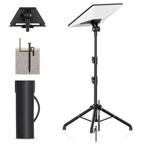 Starlink Mini Tripod Mount with Adapter, 270° Tilt Angle Adjustable Starlink Mini Kit, Height Adjustable Starlink Mount, Ground Nail Design, for Outdoor Camping, Travel, Rv (Balck)