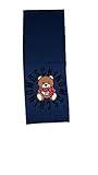  Moschino Schal Bär Toy 30673 Größe 30 x 160 Navy Blue