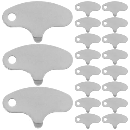 LOEFLIFA 25 Abridores de Nueces de Macadamia de Acero Inoxidable Herramienta Manual Ligera y Práctica para Abrir Cáscaras Set de 25 Piezas Adecuado para Uso Doméstico y Reuniones