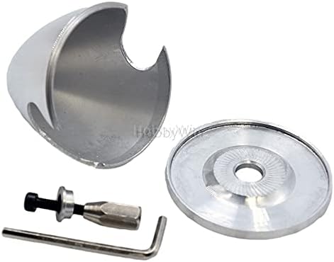 2 Blades Aluminum Spinner 2.25in /57mm for 6.3mm Nitro Engine RC Model Airplanes Sporter Trainer Warbird