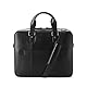 DRAKENSBERG Leder 15 Laptoptasche ’Marlon’ für Herren, luxuriöse Aktentasche fürs Büro, Arbeit und Reise, 8L - Schwarz, DR00541
