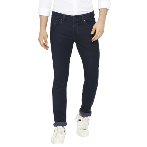 Image of Spykar Men's Rover Regular Fit Mid Rise Casual Jeans