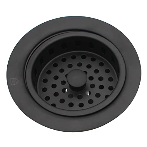 Westbrass Combo Pack Colador de Cocina 3-1/2" Estilo Poste Negro Mate miniatura 5