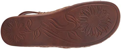 Easy Street Women's Sling Back Sandal, Tan, 7.5 | Image 3
