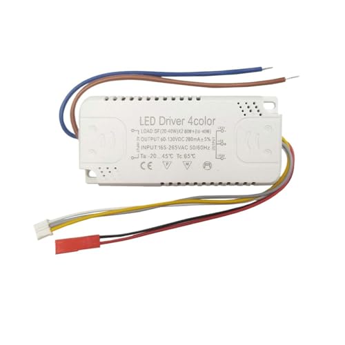 Controlador LED de corriente constante CA 165-265V con dos salidas para tira de luces