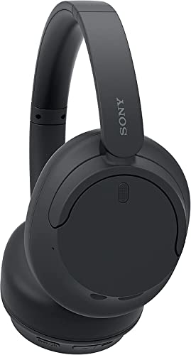 Sony Wireless Noise Cancelling Headphones - Over The Ear Bluetooth Headset With Mic For Phone-Call – Black + Neego 3.5Mm Headphone Extension Cable, 10Ft #TOP1