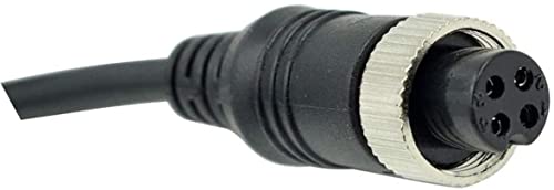 Image of Vehicle Dash Cam 6pin Video Extension Cord, 10ft - with Aeronautic Adapter for Backup Camera and AI Video Systems - Car Accessories - Compatible with RVs, Cars, Trucks, and Wireless Dash Cams