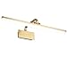 Produktbild Vintage LED Badezimmer Spiegellampe, Moderne Kaltweiß Schminktisch Beleuchtung Verstellbar Rocker Schminklicht Wandleuchte Schlafzimmer Schranklampe-golden 12w-l: 50cm