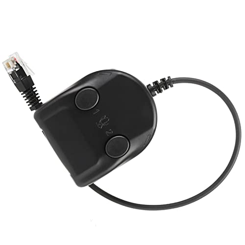 Kristhuvud Telefonutbildning Splitter Adapter med Volymkontroll