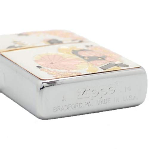 新品♥正規品 ♥まるで手彫り♥伝統の電鋳和板♥「舞妓さん」♥ZIPPO♦ジッポ♦ライター 送料180円〜新品正規品 まるで手彫り！伝統の電鋳和板「舞妓さん