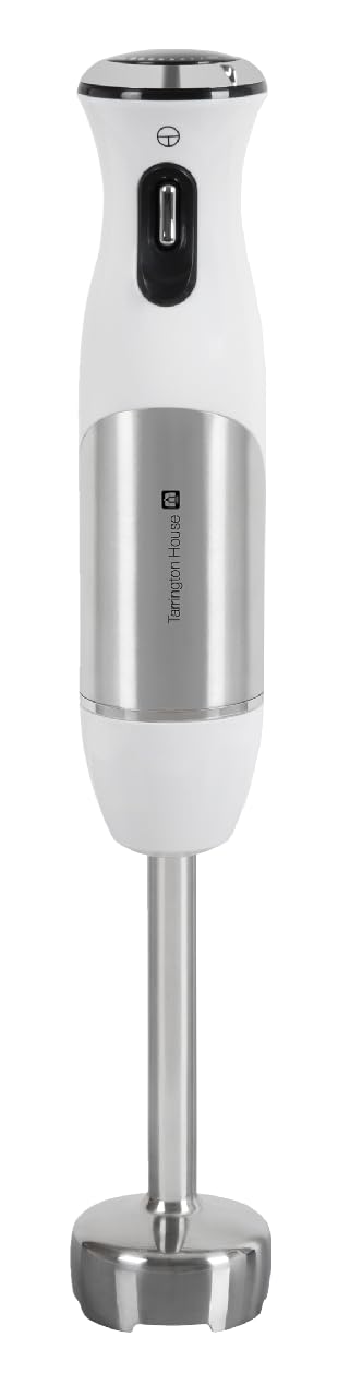 Tarrington House Batidora de Mano STM8000, Acero Inoxidable, 800 W, Blanco/Plata