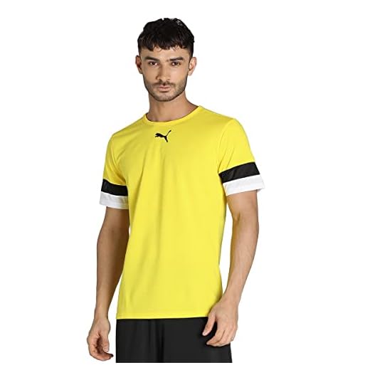 PUMA 704932 Teamrise Jersey, Cyber Yellow-pumablack-White, M