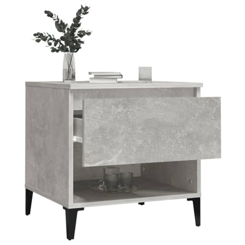 Table d'appoint de style industriel moderne pour salon et chambre - 6